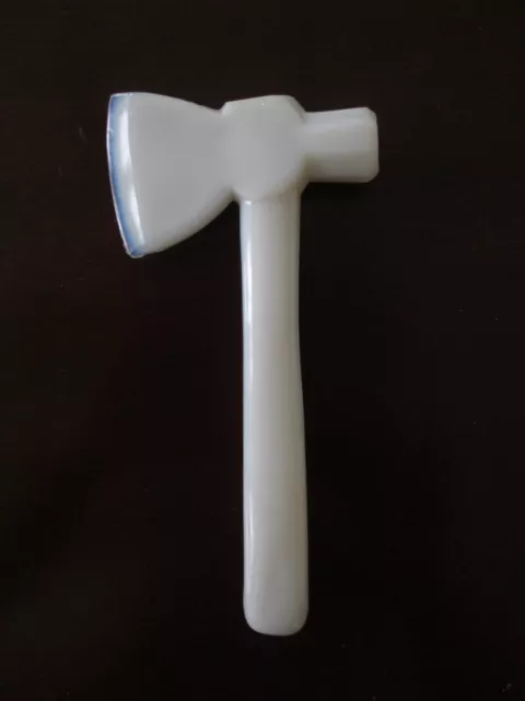 EAPG Butler Brothers ? MILK GLASS SOUVENIR HATCHET / AXE 3" x 6.25"