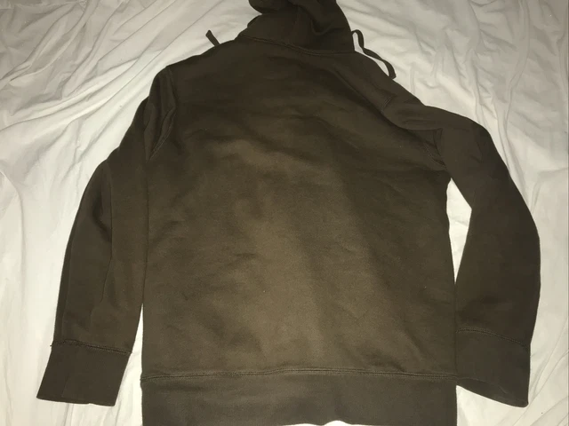 Timberland Gray Full Zip Hoodie Sweatshirt Jacket Size XL Sherpa Lined 3