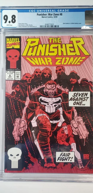 Punisher War Zone #8 CGC 9.8 MARVEL 10/92