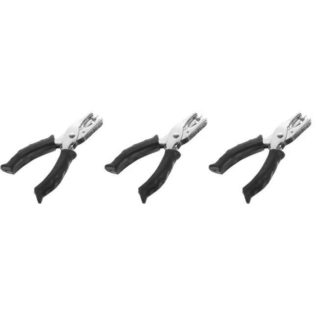 3x Cards Paper Metal Crafts Heavy Duty Hole Punch Home