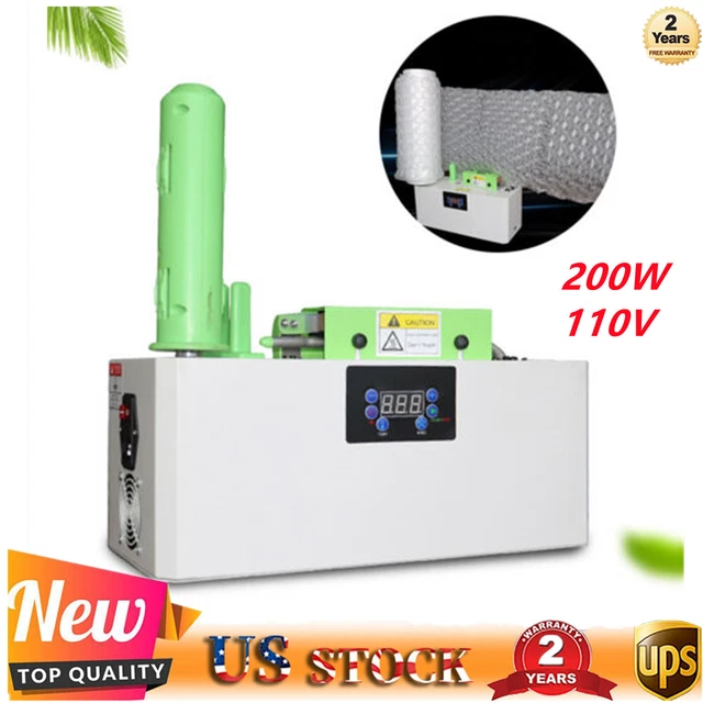 110V Air Bubble Packaging Wrap Making Machine Air Cushion Machine 200W