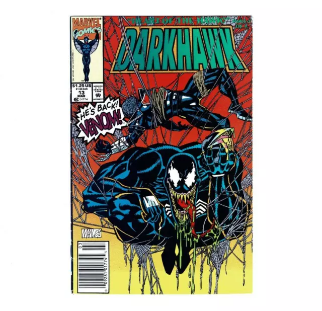Darkhawk #13 Marvel Comics Newsstand 1992 Venom