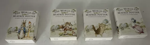 The World of Beatrix Potter Peter Rabbit Boxset (4) Book Bundle x 16