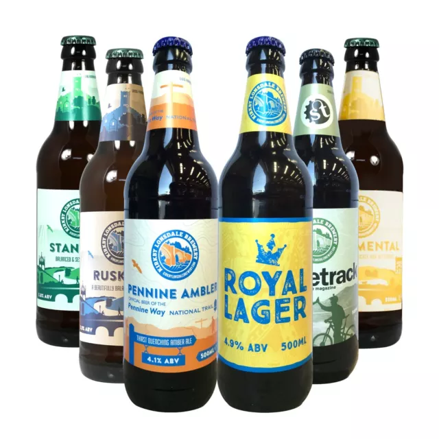 Kirkby Lonsdale Brewery - Premium Craft Beer and Ale Mixed Selection Gift Case