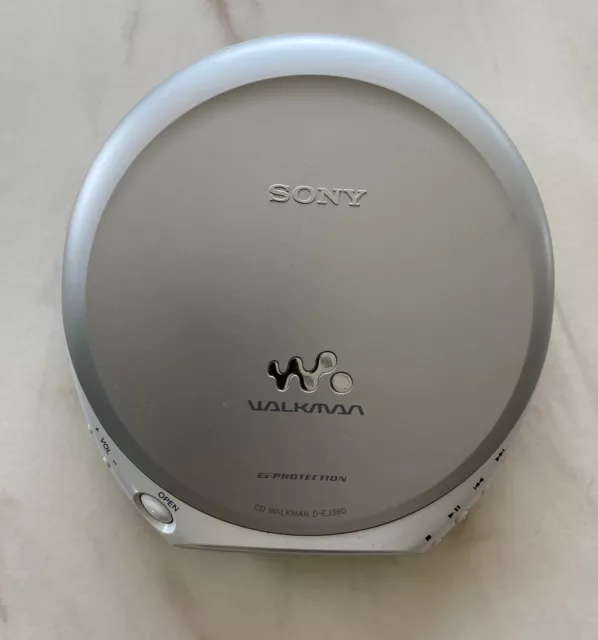 Sony CD Walkman D-EJ360 parfait état avec sacoche Case logic 3