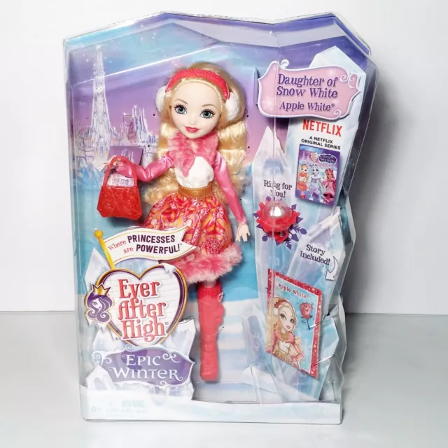 Mattel Ever After High EAH Epic Winter Apple White Doll Articulated Arms  Knees