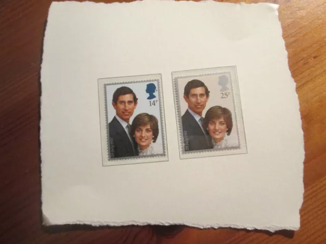 Charles and Diana Royal Wedding 1981 Postage Stamps