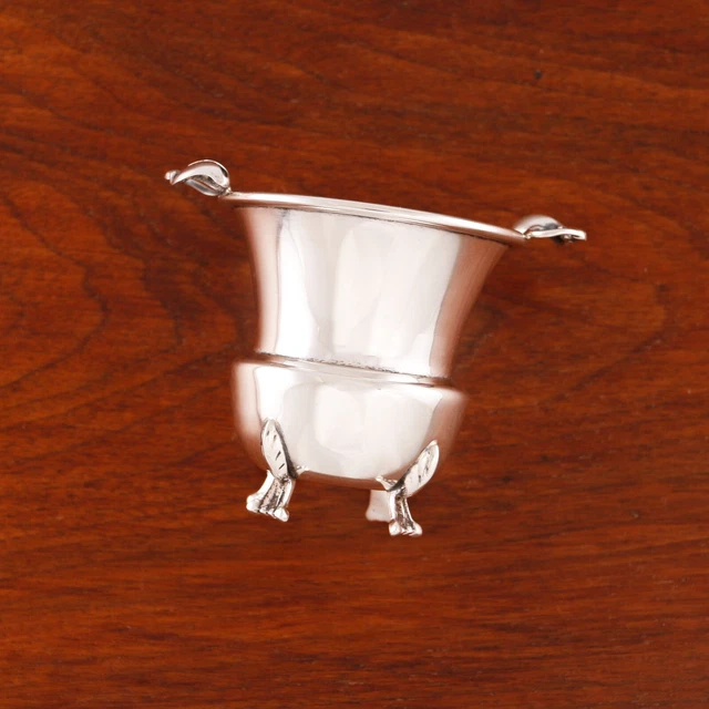 Moss Mid-Century Modern Sterling Silver Cigarette / Toothpick Urn No Monogram