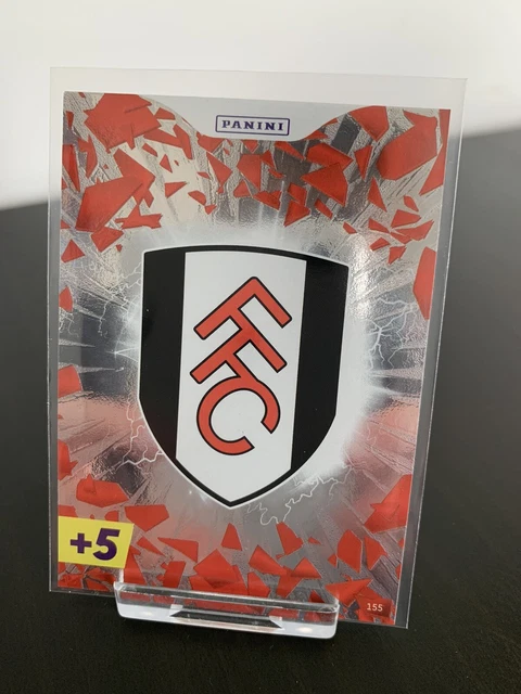 Fulham FC Logo/Abzeichenkarte Panini Premier League Adrenalyn XL PLUS 2023 #155