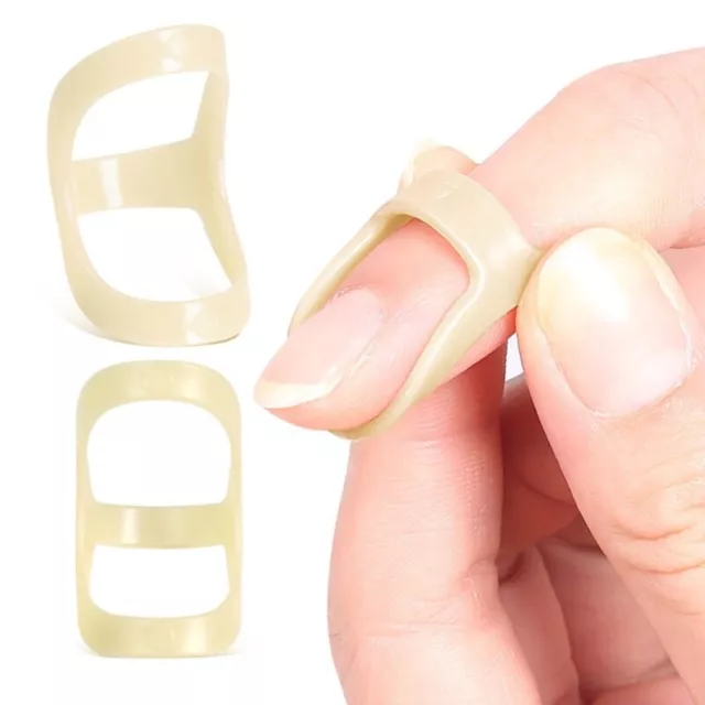5 Pcs Oval Finger Splints Waterproof Straightener Brace for Broken Finger