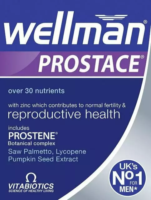 Wellman Vitabiotics Prostace Tablets - 60 Count