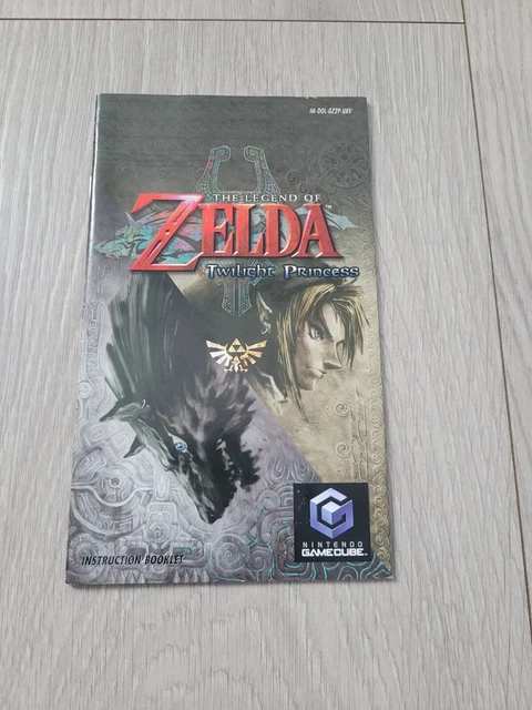 The Legend of Zelda Twilight Princess Nintendo Gamecube Manual Only
