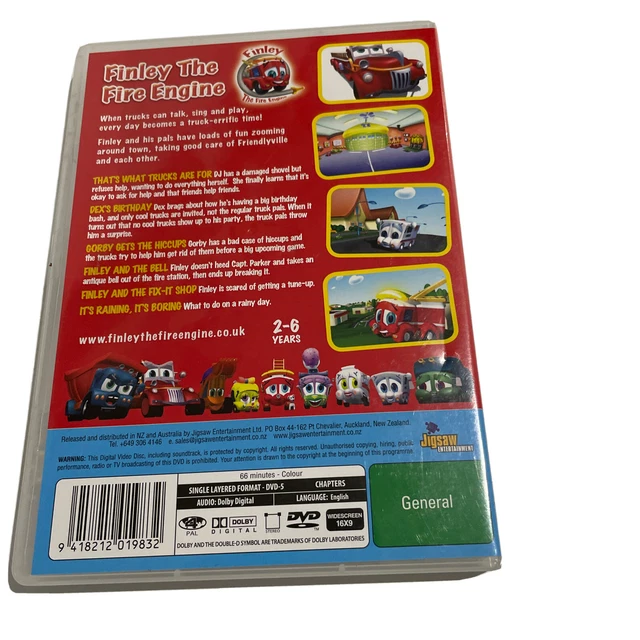 FINLEY THE FIRE Engine | That's What Truck Are For | 2-6 Years DVD Free ...