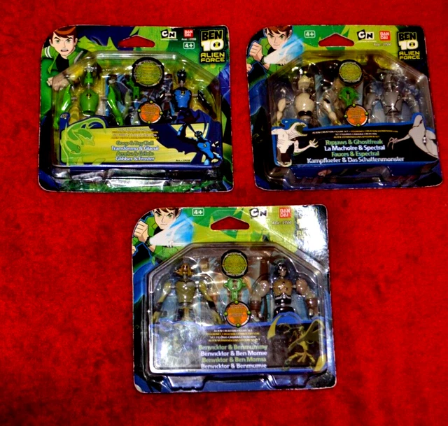 BEN 10 TEN ULTIMATE ALIEN CREATION CHAMBER - sealed 3 figurine set EUR ...