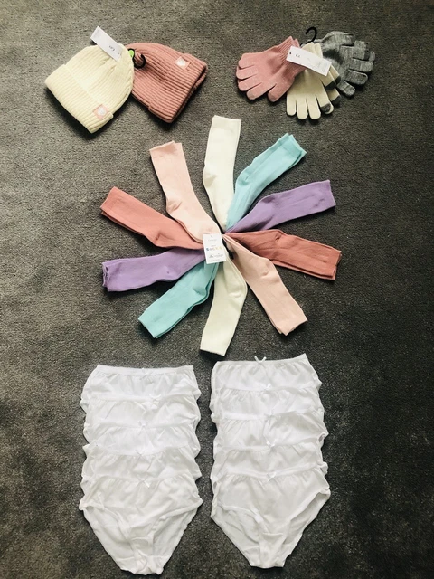 ❤️BNWT Huge Girls 5-6 Years Bundle - Briefs, Socks, Hats, Gloves❤️