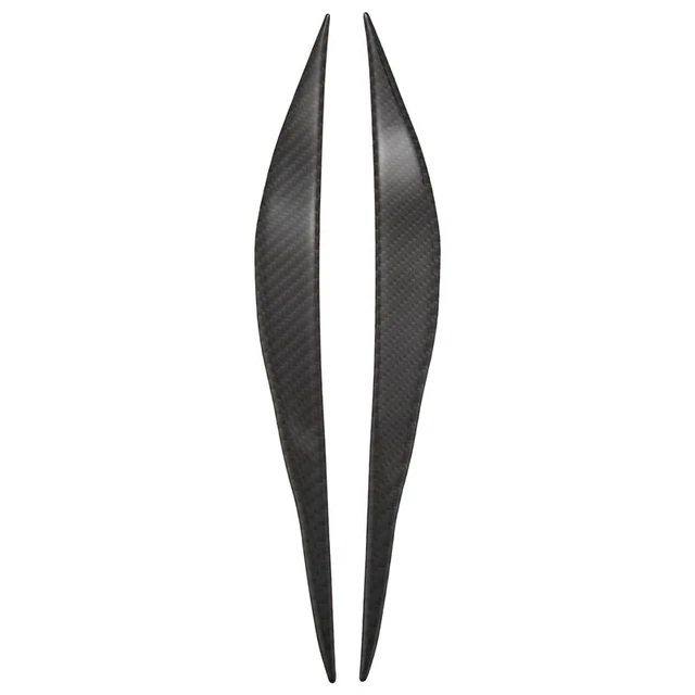 2pcs Carbon Fiber Headlight Eyelid Eyebrow Cover For Honda Accord 1998 - View #9