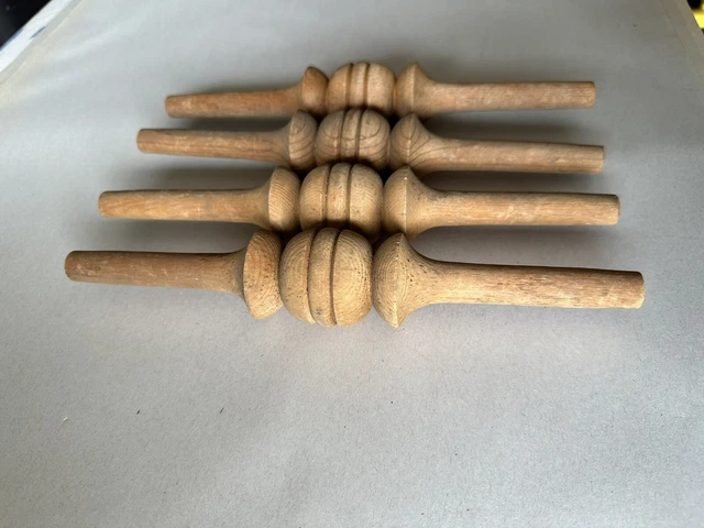 4 Architectural Antique Salvage cedar wood Spindles Porch victorian gingerbread 2