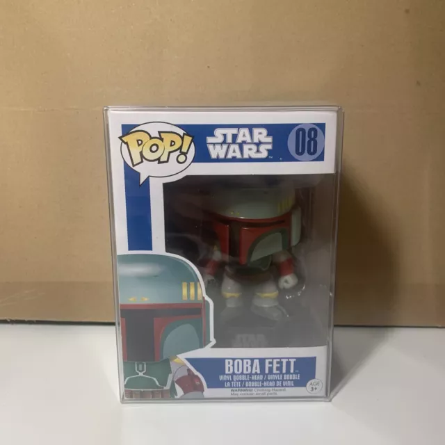 Funko Pop Star Wars Boba Fett 08, Large Font 2011, +Protektor