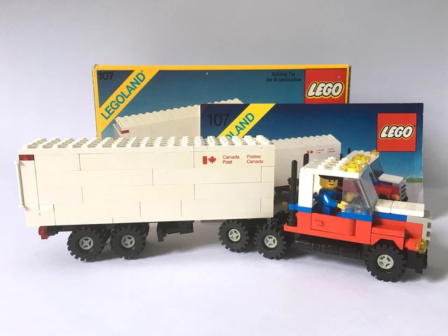 Town Lego Usps Truck Lego Town 105 Canada Post Mail Truck Van