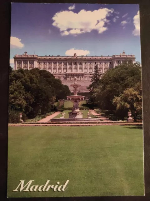 Tarjeta Postal Del Palacio Real De Madrid (España)