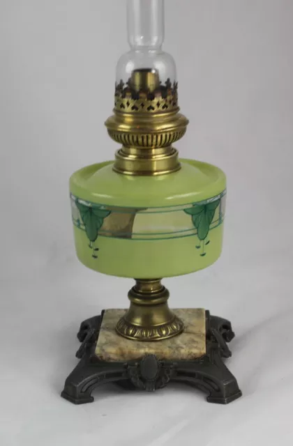 Art Nouveau Kerosene Lamp Table Lamp Oil Lamp