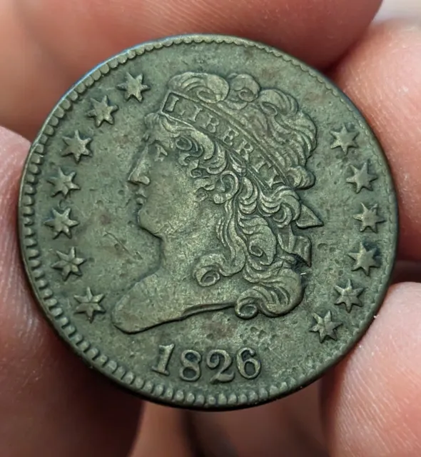 1826 US Half Cent - #E425