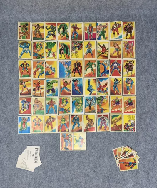 1980 Marvel Comics Group "Super Heroes" European Trading Card Sticker