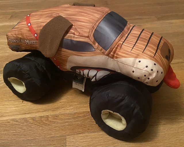 MONSTER MUTT PLUSH Monster Jam Truck Stuffed Animal Toy 12" £18.83