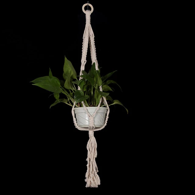 90cm Blumentopf Hängen Net Blumentopf Halter Diy Pflanze Aufhänger 2