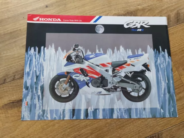 Honda Cbr900Rr Fireblade Single Page Motorcycle Sales Brochure Italian 90'S