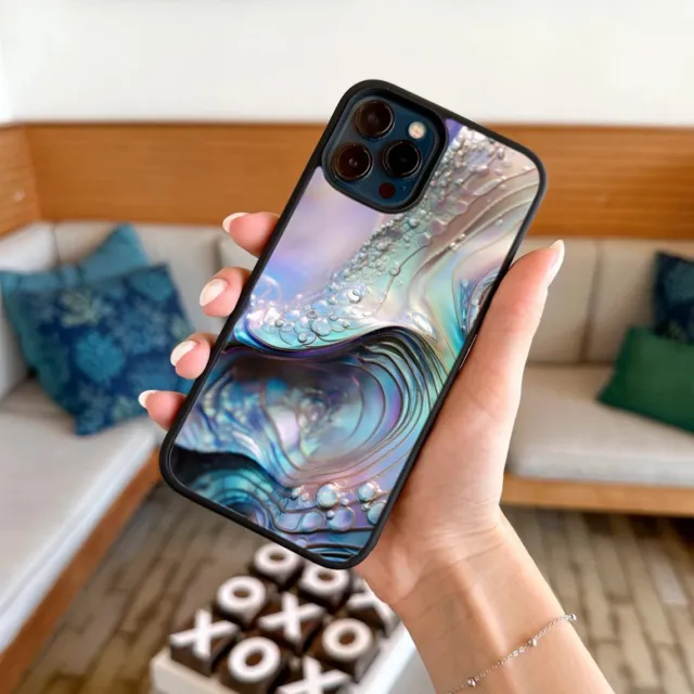 For iPhone 14 15 11 12 13 X XS XR Max abalone shell mythic art Enjoy