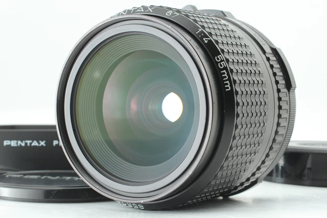 Dernier Modèle [ Near Mint Capuche] SMC Pentax 67 55mm F/4 Objectif Grand Angle