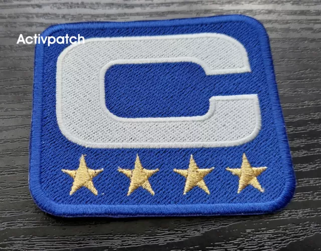 2019 L.A. RAMS 4 star gold CAPTAIN C PATCH NFL FOOTBALL SUPERBOWL EMBROIDERED