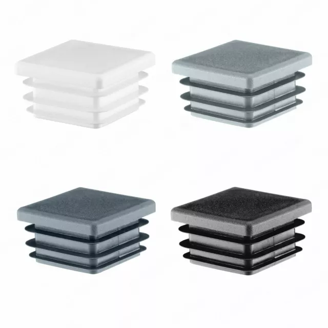 OuM, 50 tappi per pali di recinzione, rotondi, 38 mm, colore nero