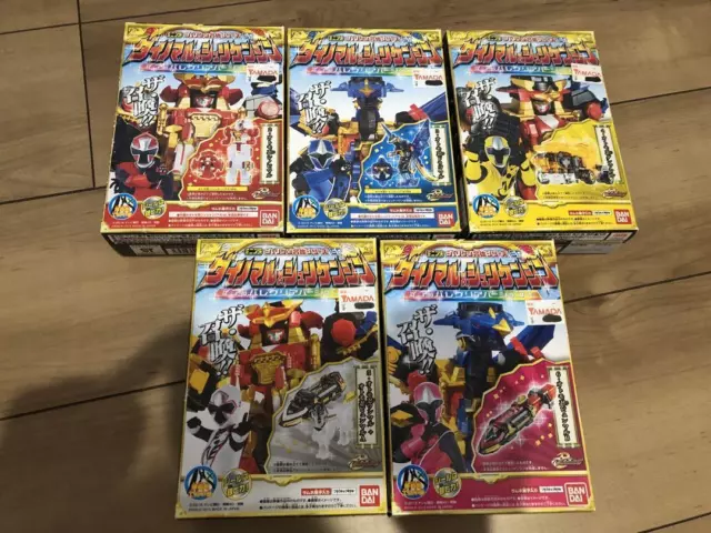 Power Rangers Ninja Steel Ninninger Minipla Megazord Clear 5p set BANDAI w/BOX