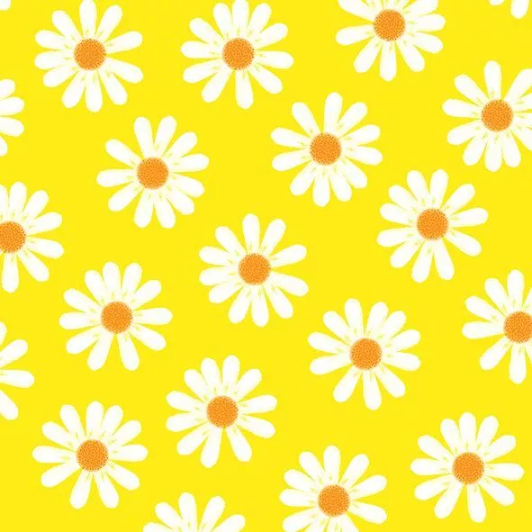 Braun & Company Servietten Motiv Dancing Daisies gelb 25 x 25cm 20er Pack