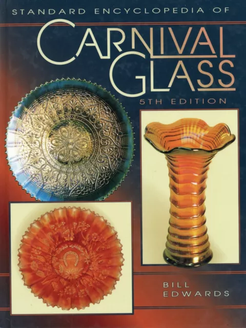 Antique Vintage Carnival Glass - Makers Types Colors / Illustrated Book + Values