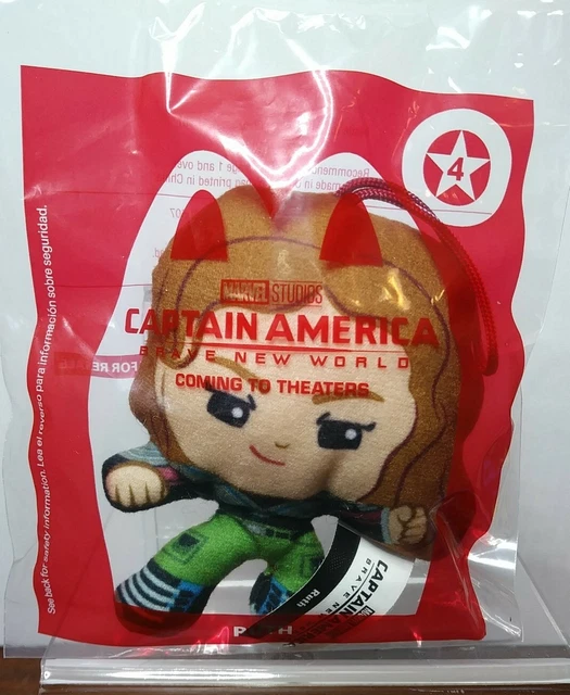 NEW MCDONALD'S 2024 Captain America Brave New World 4 Ruth Plush