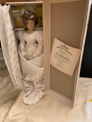 Ashton Drake Doll, 1993, Her Mother's Pearls Bride Wedding Doll NIB