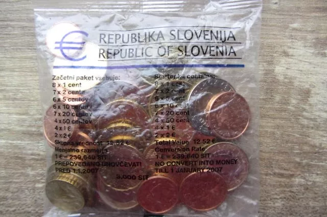 Starter kit € Euro Slovénie
