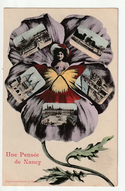 NANCY - CPA 54 - Nancy Remembrance Card - Multi-View Thought Woman