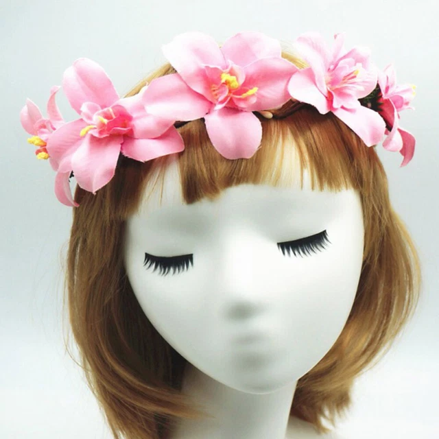 Copricapo Corona di Capelli Fiore Sposa Ragazza Capo Floreale Matrimonio Bambino