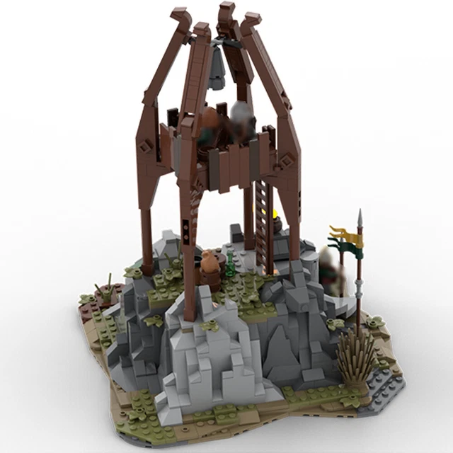 ZITIANYOUBUILD Squid Model with Six Moveable Limbs and a Stand 127 Pieces MOC