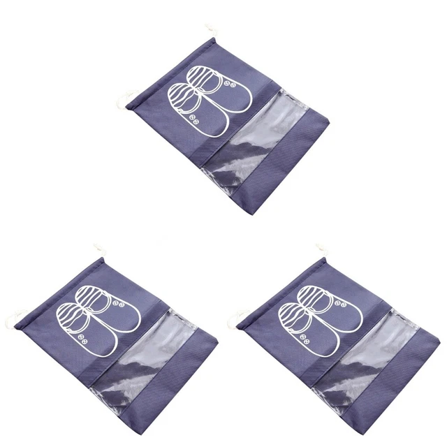 15 stücke Transparente Schuhe Tuch Aufbewahrungstaschen Pouch Wasserdichte Tuch