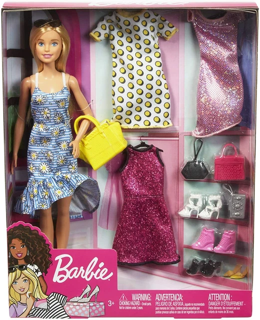 BARBIE HIGH FASHION Doll & Accessories Playset GDJ40 Brand NEW & Boxed
