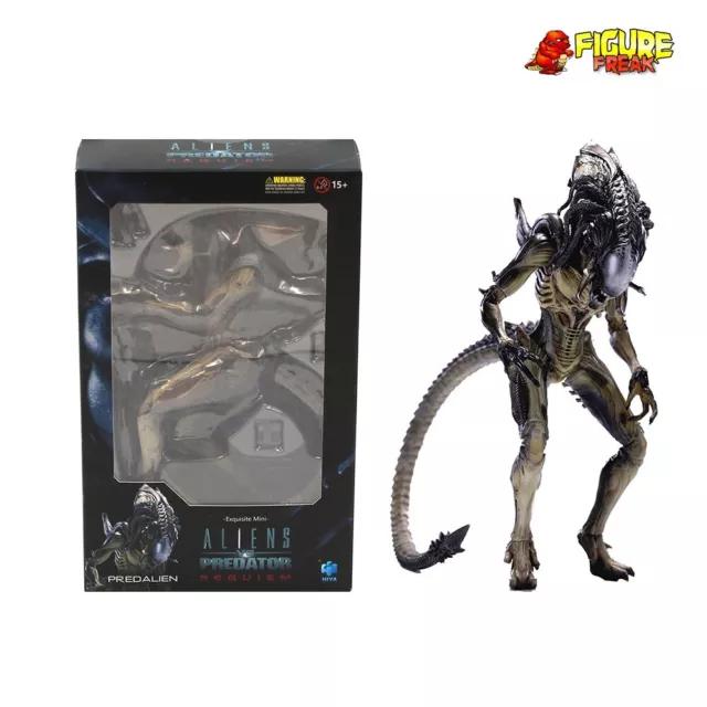 Hiya Toys Aliens vs Predator AVPR Requiem Predalien 6" Action Figure 1:18 Scale