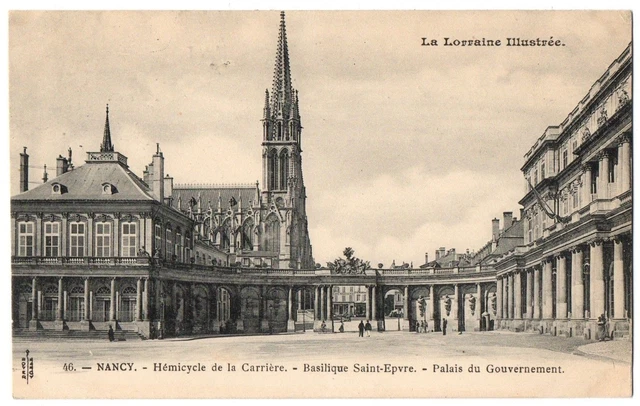 CPA 54 - NANCY (Meurthe et Moselle) - 46. Hémicycle de la Carrière, Basilique