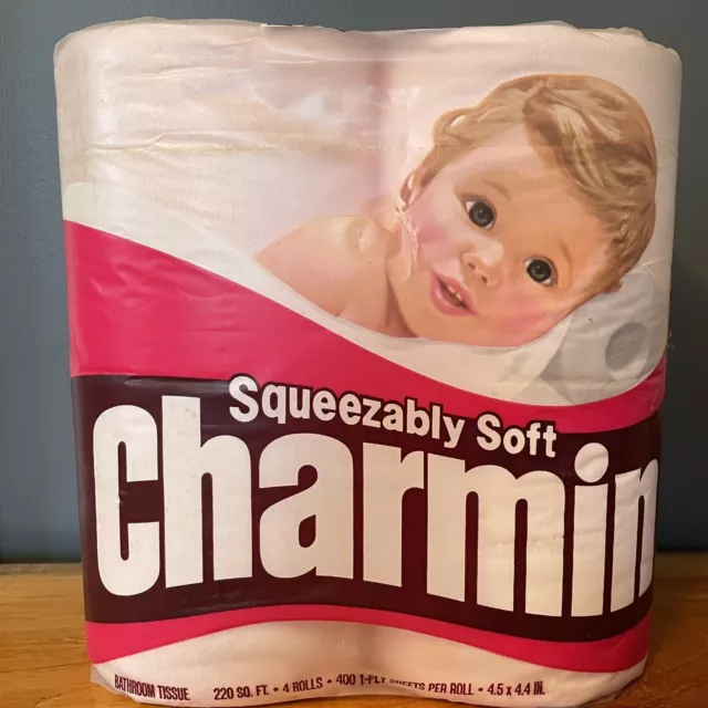 Vintage Charmin PINK Toilet Paper Collectible Toiletry - Prop