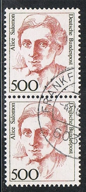 Bund 1397 Frauen 500,  Ausgabe 1,  DM Währung, senkrechtes Paar