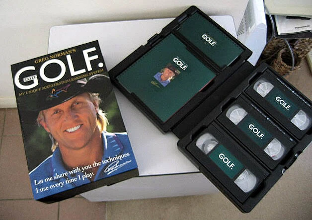 Golf VHS Collector Video Cassette Tapes Learning Aid and Training Materials